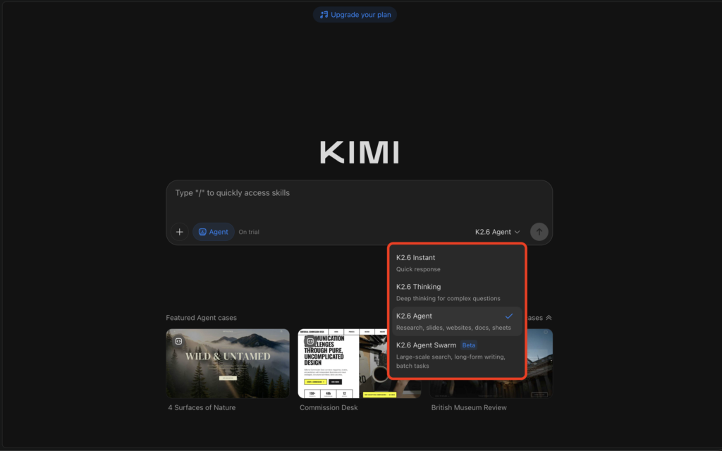Kimi K2.6の使い方