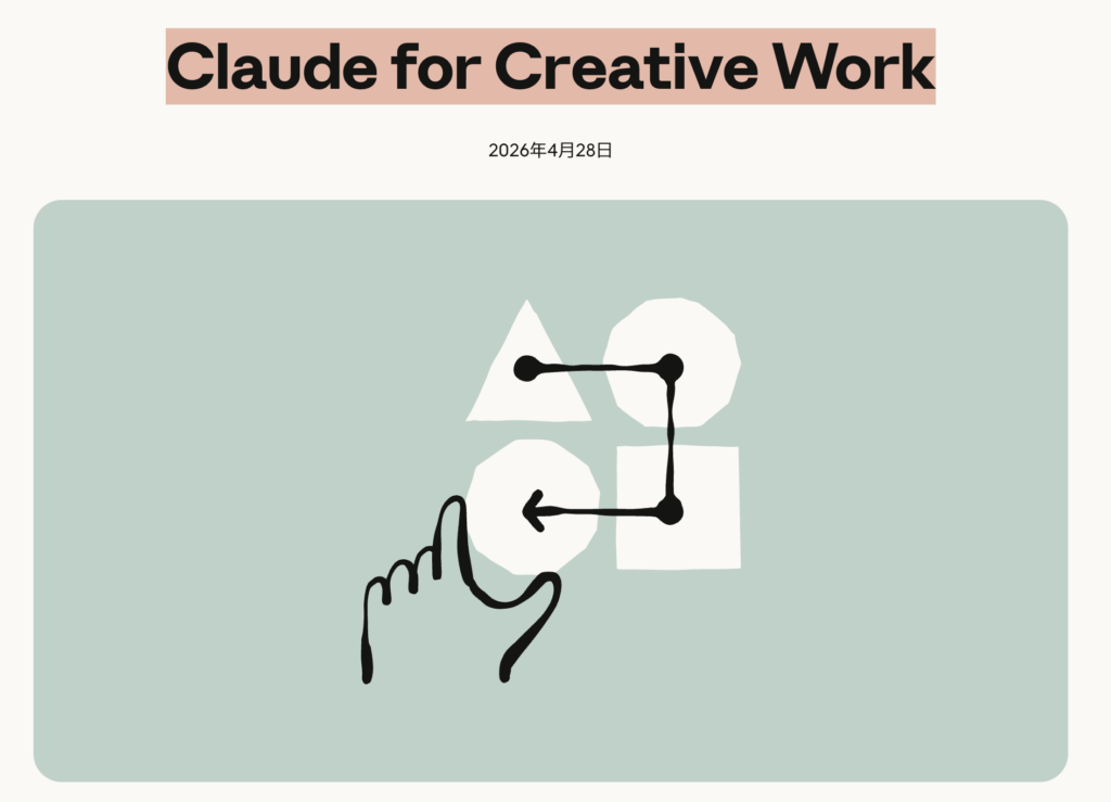 Claude for Creative Workとは？