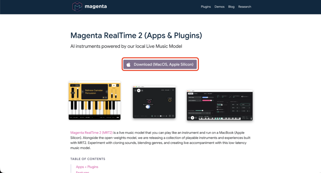 Magenta RealTime 2の使い方