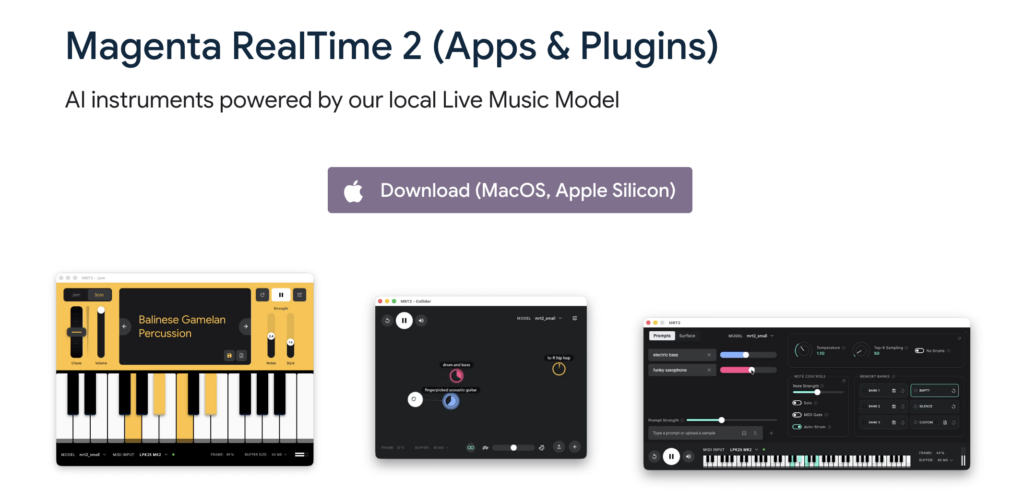 Magenta RealTime 2の特徴