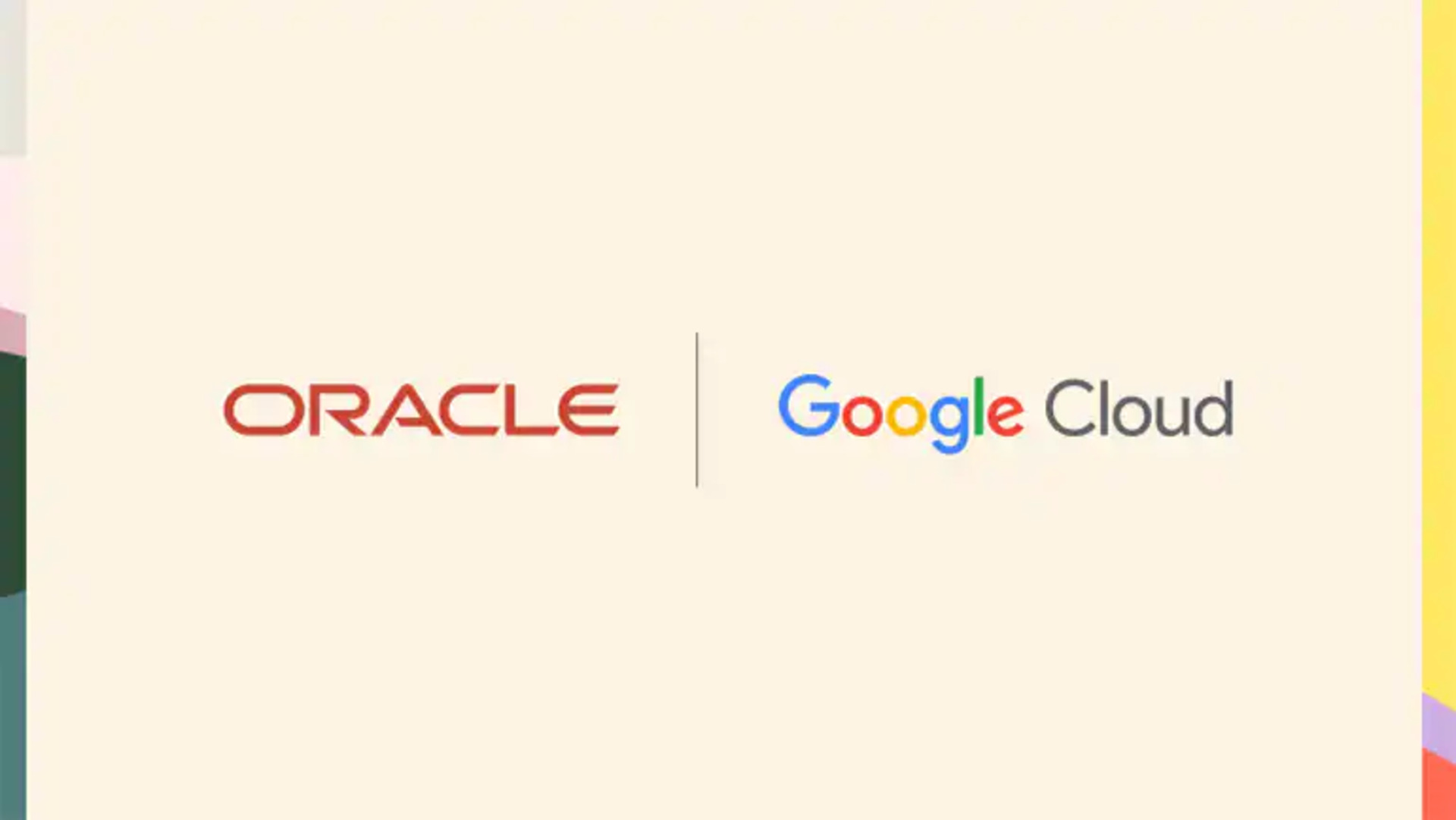 Oracle Google-Cloud 正式提供開始