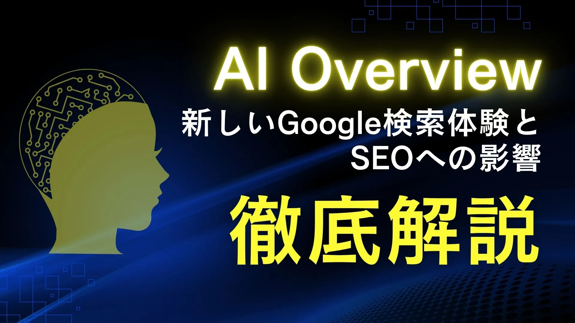 AI Overview 新しいGoogle検索体験 SEOへの影響