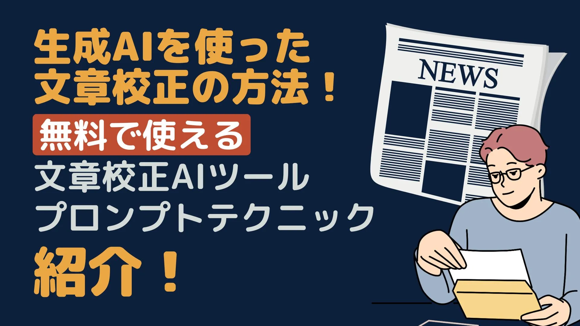 生成AI 文章校正 方法 文章校正AIツール おすすめのプロンプトテクニック