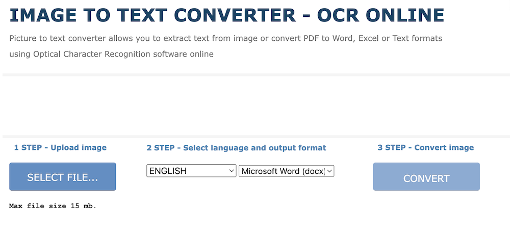 Free Online OCR