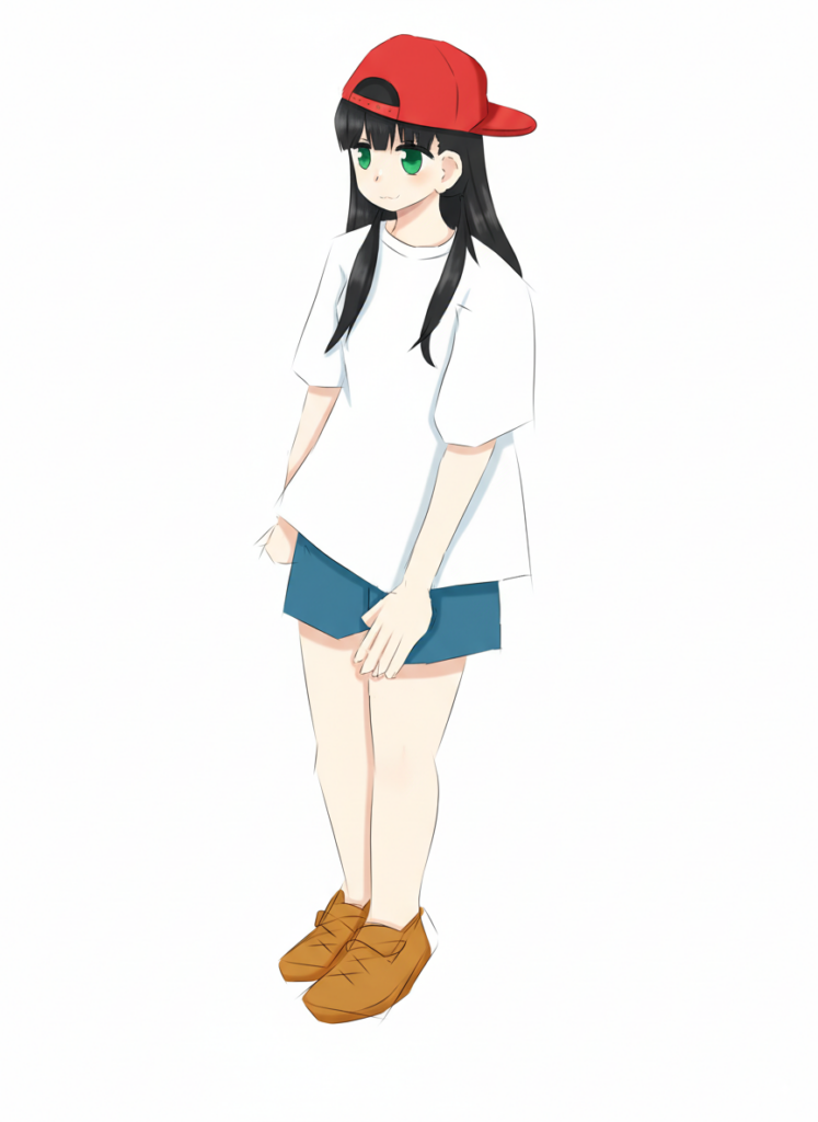 Nano Bananaで生成された色塗り済みの画像