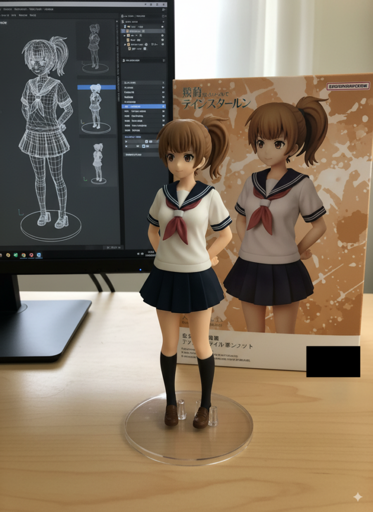アニメキャラのフィギュア化画像1