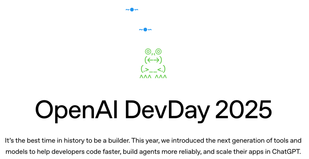 OpenAI DevDay 2025の概要