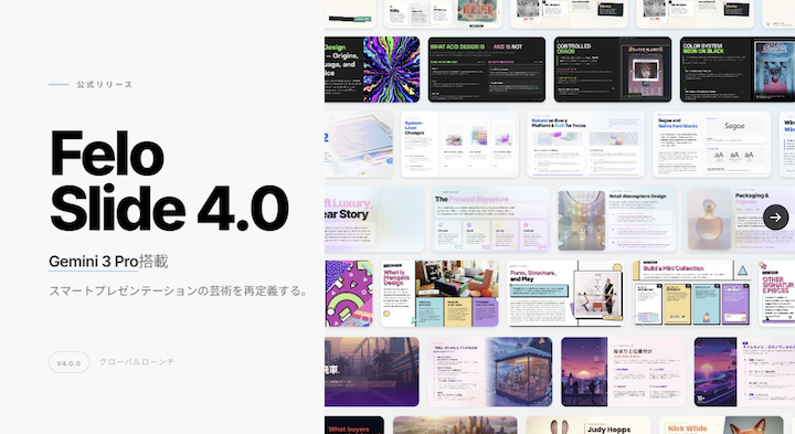 Felo Slide 4.0 Gemini 3 Pro