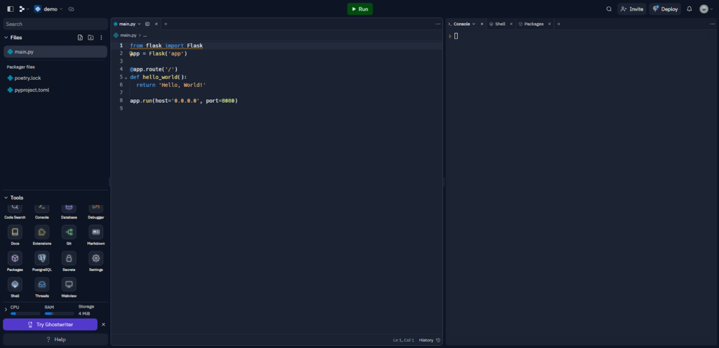 Replitを使ってみた2