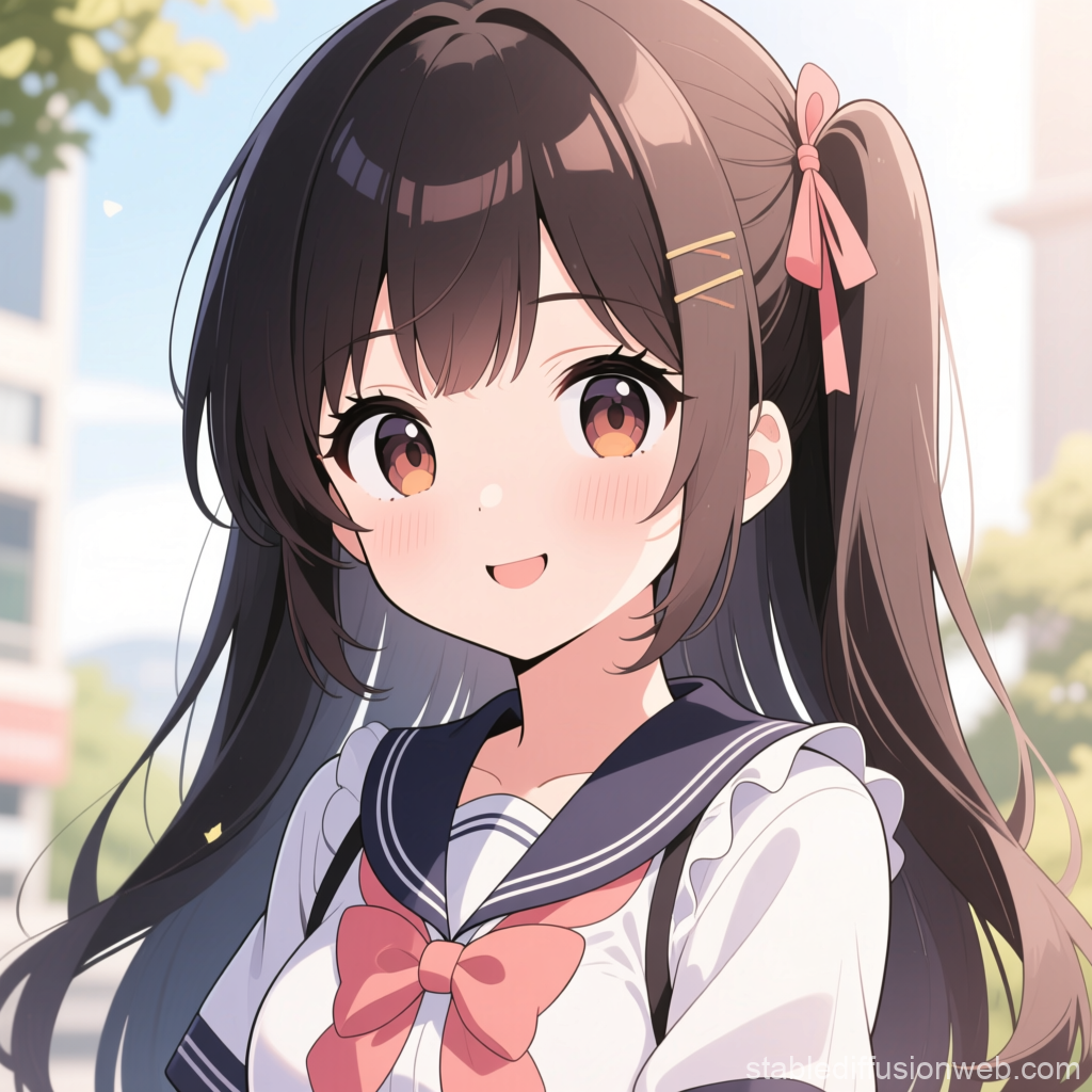 アニメ調美少女