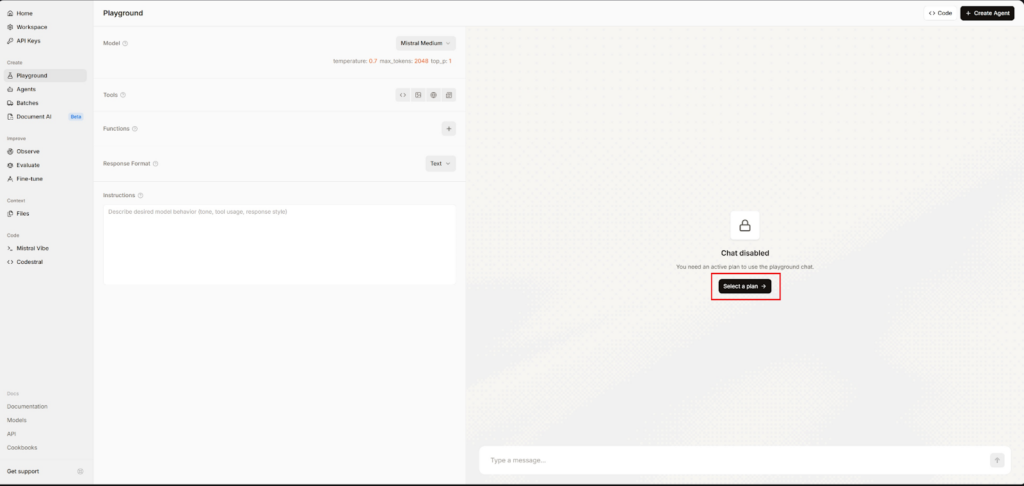 AI Studio Playground画面