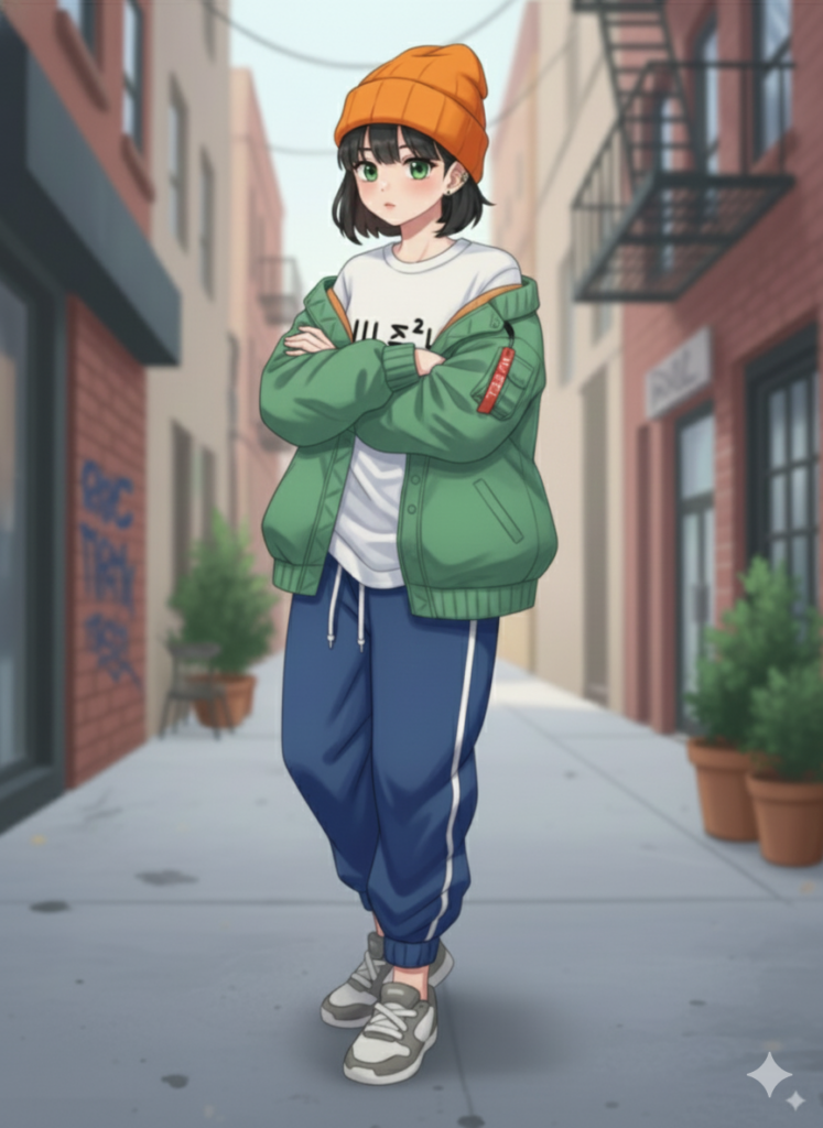 女性の腕組み画像