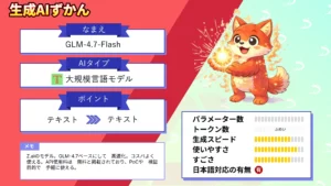 GLM-4.7-Flash 無料 使える 高速 LLM 性能 特徴 使い方 徹底 解説