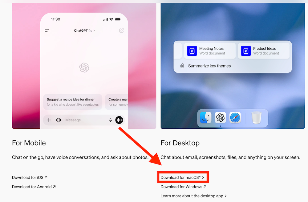 macOS版インストール画面
