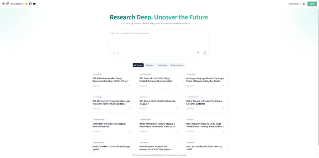 デモサイト画面