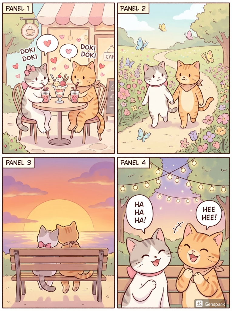猫の恋愛漫画2