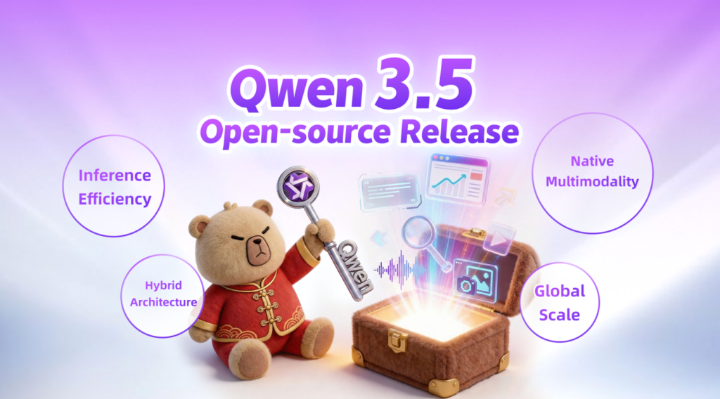 Qwen 3.5のリリース画面
