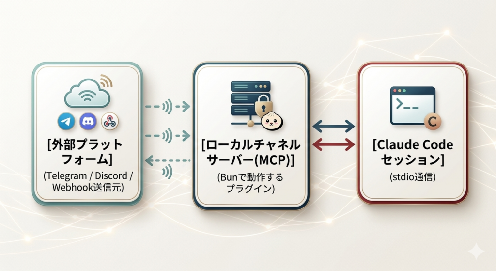 Claude Code Channelsの仕組み