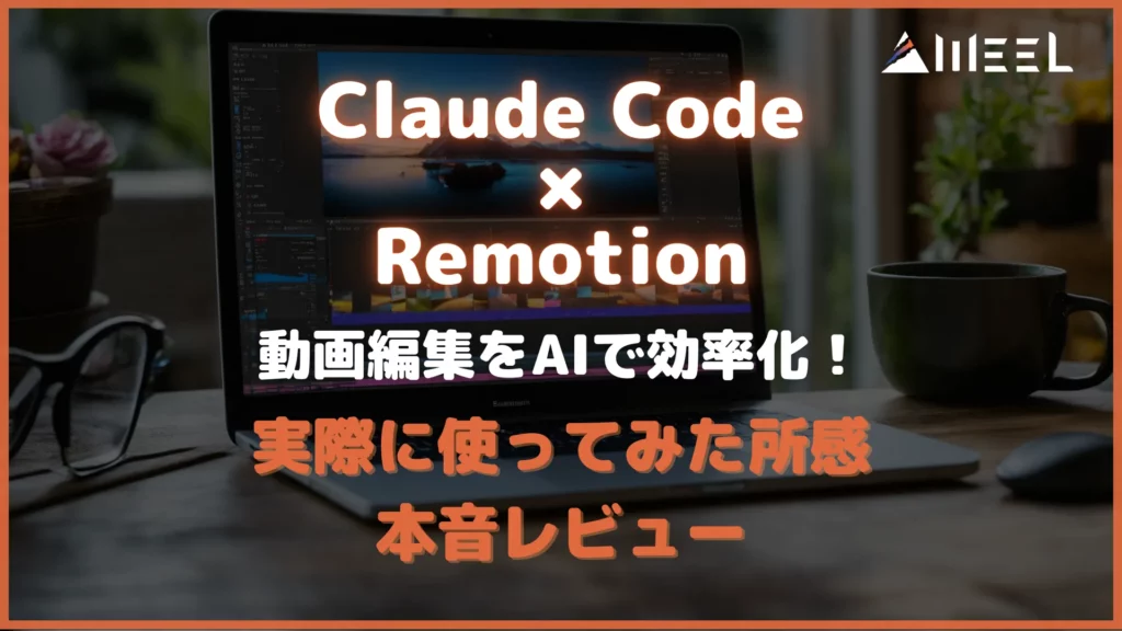 Claude Code Remotion 動画編集 AI 効率化 実際 使ってみた 所感 本音 レビュー