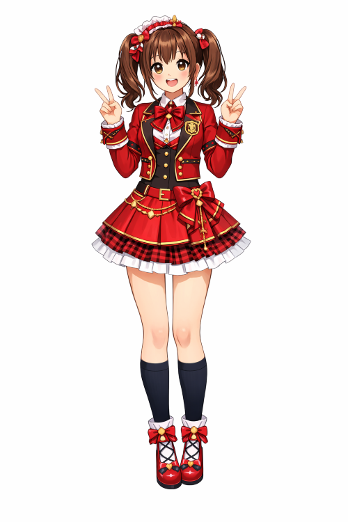 完成したモデル画像