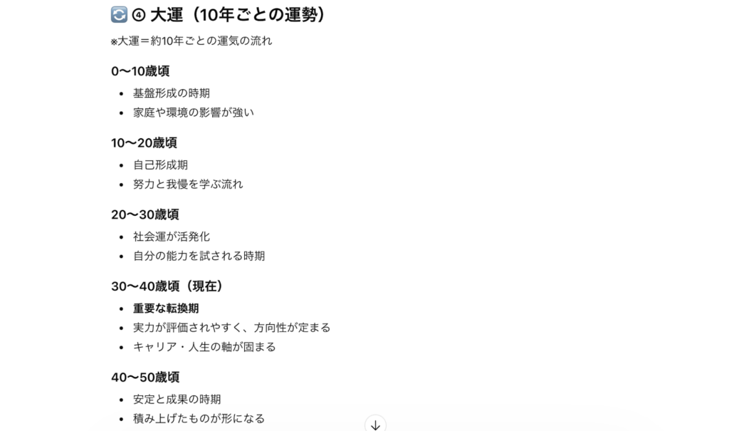 ChatGPT 四柱推命