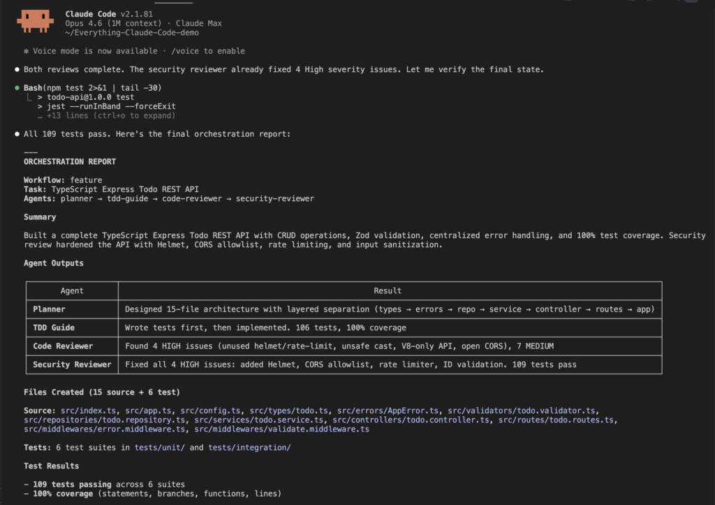 Everything Claude Codeを使ってみた