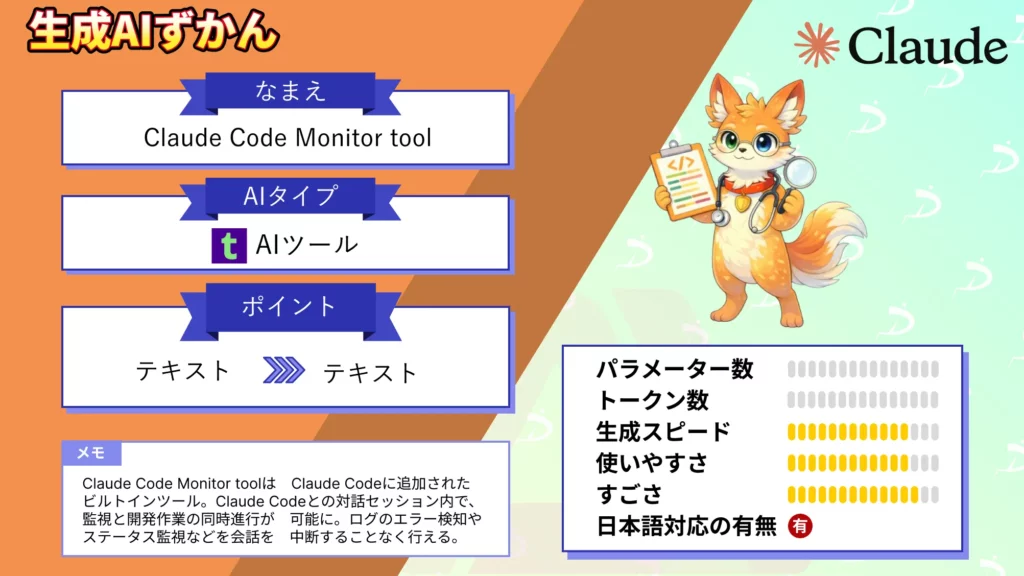 Claude Code Monitor tool 開発 止めない AI バックグラウンド 監視 ツール 徹底 解説