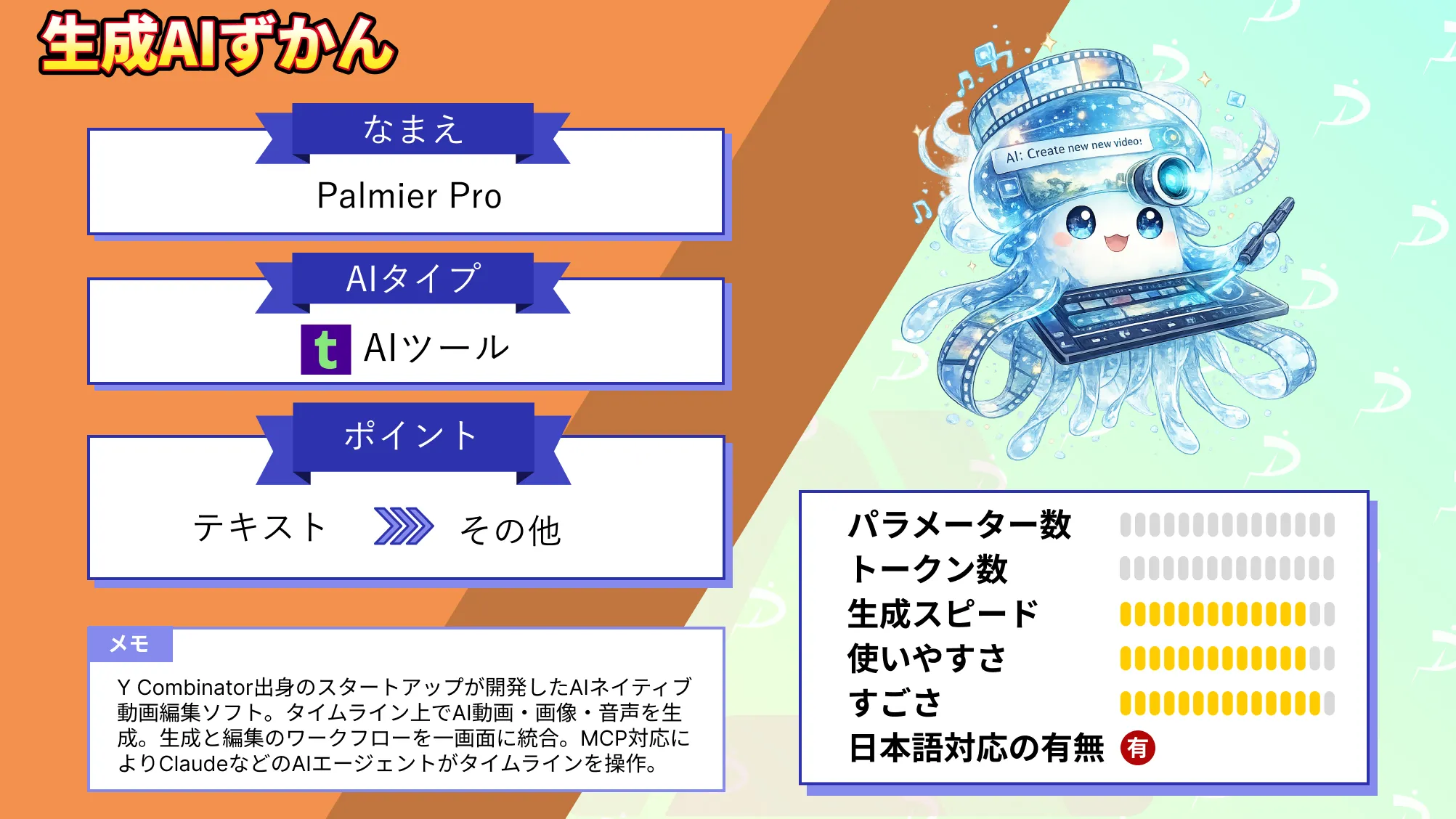 Palmier Pro AIエージェント 直接 タイムライン 編集 次世代 動画エディタ 徹底 解説