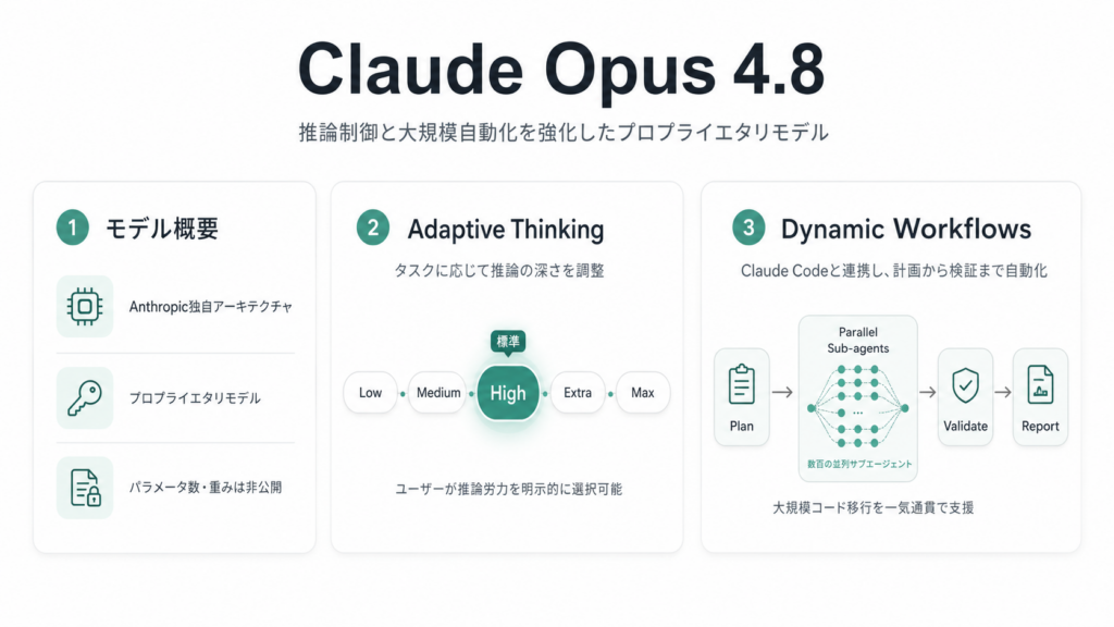 Claude Opus 4.8の仕組み