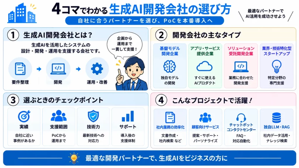 AI開発会社おすすめ13社を比較!生成AIに強い企業の選び方も解説