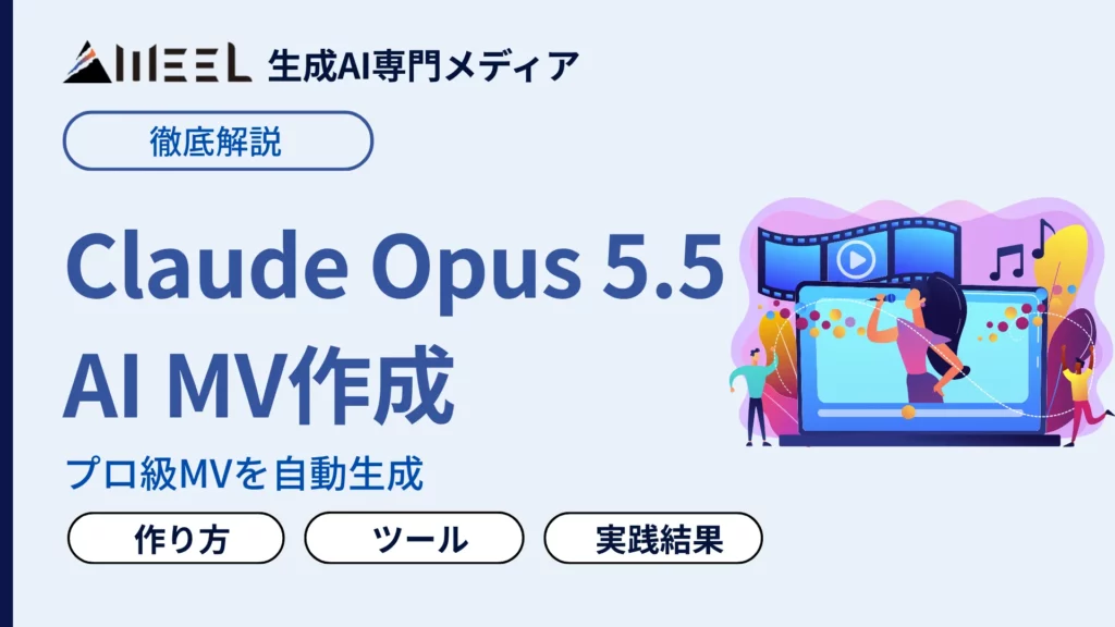 Claude Opus 5.5 AI MV 作成 プロ級 MV 自動 生成 手順 ツール 実践結果 解説