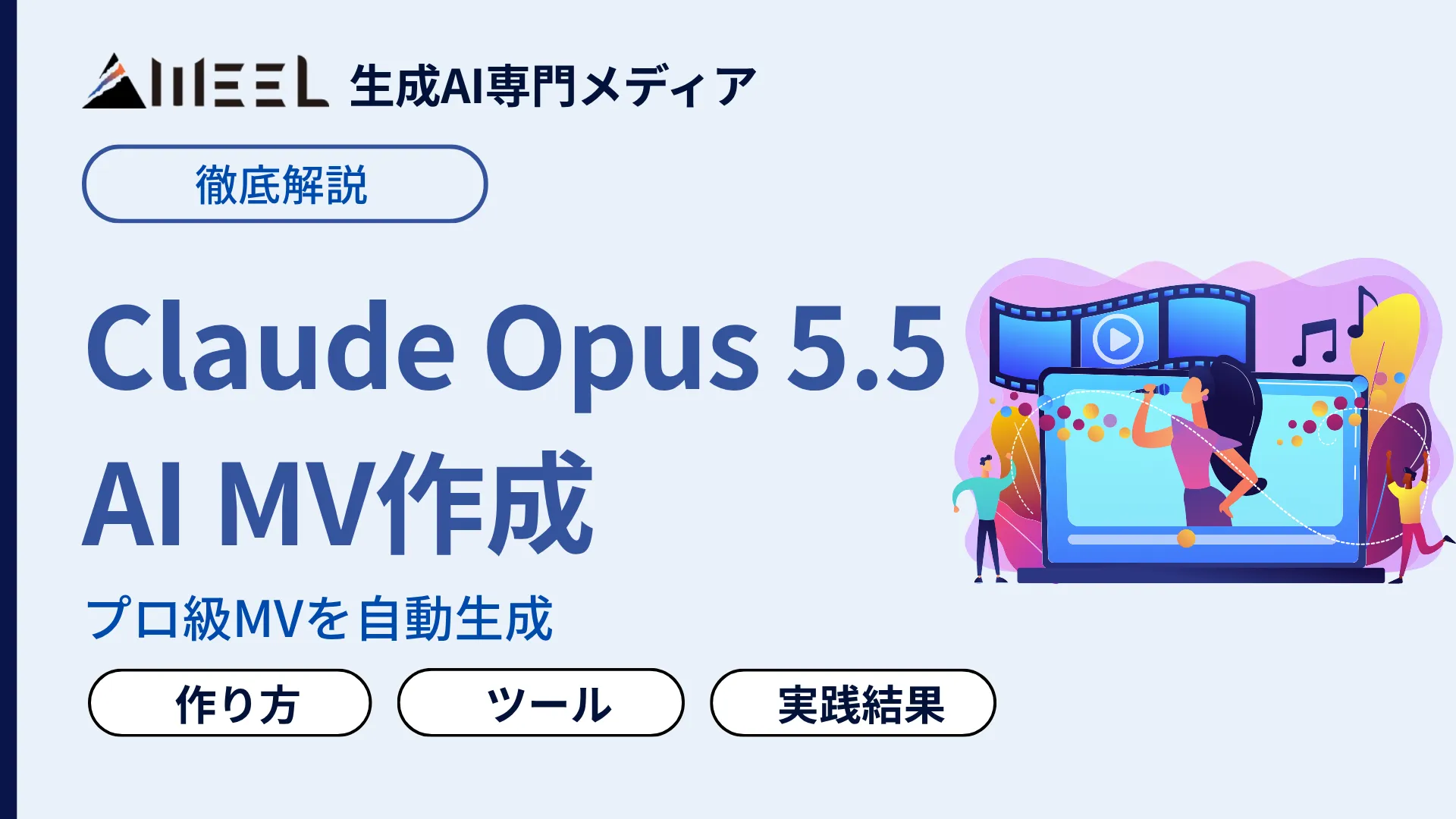 Claude Opus 5.5 AI MV 作成 プロ級 MV 自動 生成 手順 ツール 実践結果 解説