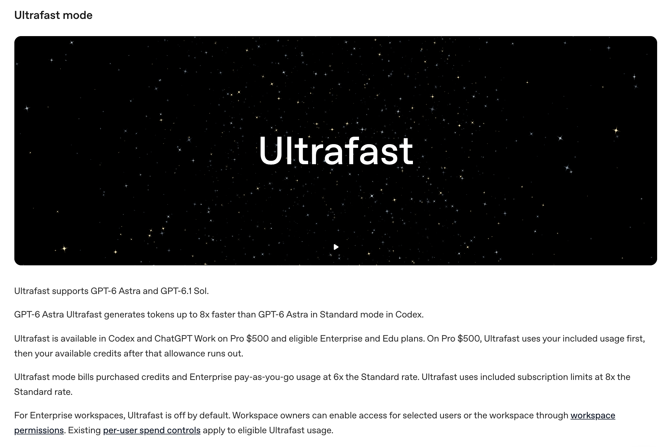 Image_Supported models and usage rates for Ultrafast mode in Codex CodexのUltrafastモードの対応モデルと利用枠の消費量の説明