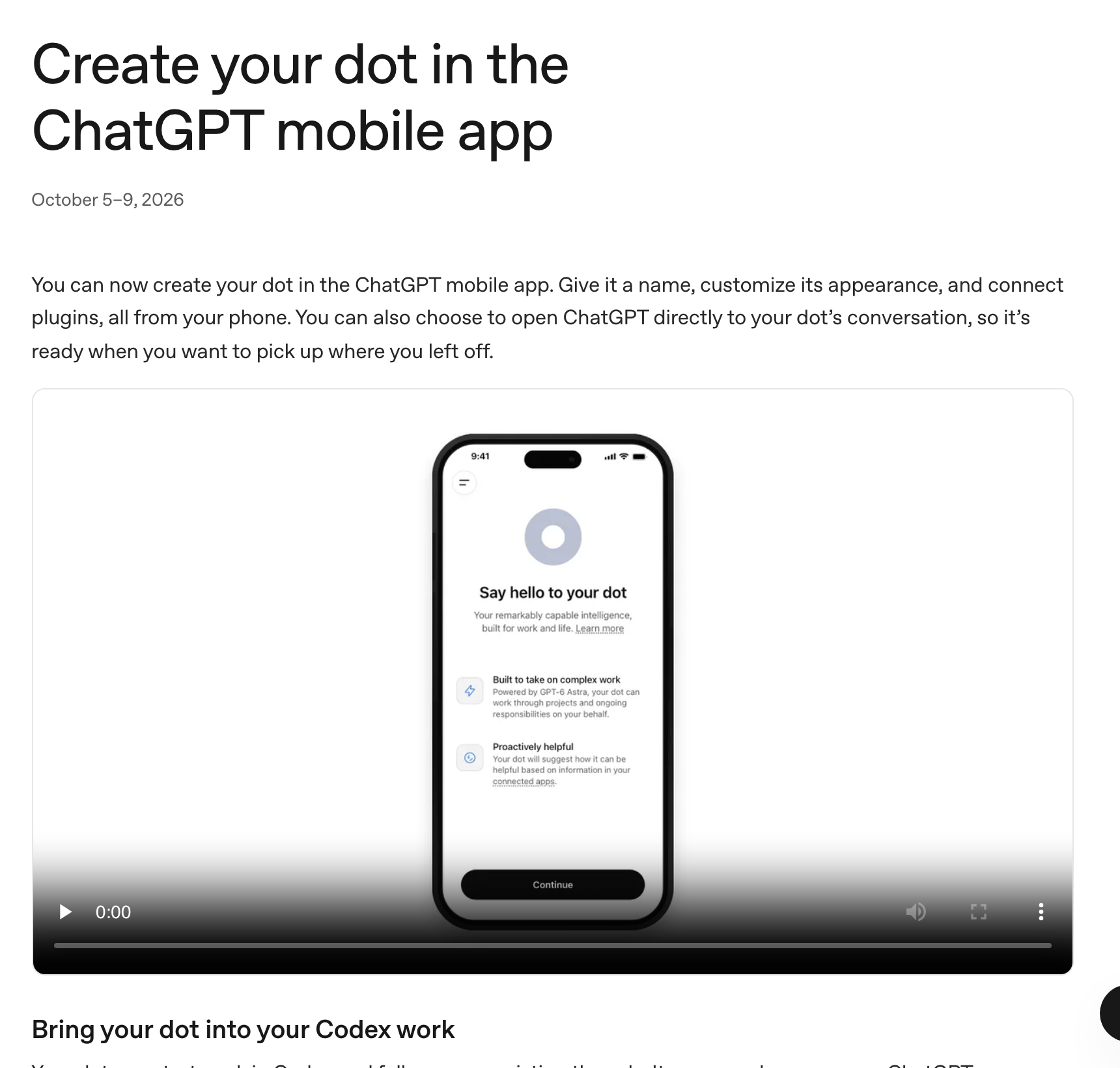 dotsのモバイル作成に関するアップデート情報