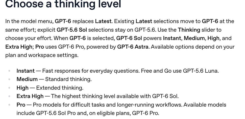 Image_Explanation of the Instant, Medium, High, Extra High, and Pro thinking levels in ChatGPT ChatGPTで選べるInstant・Medium・High・Extra High・Proの思考レベルの説明