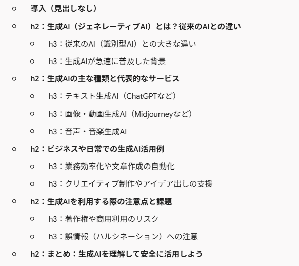 Geminiでの記事作成⑥