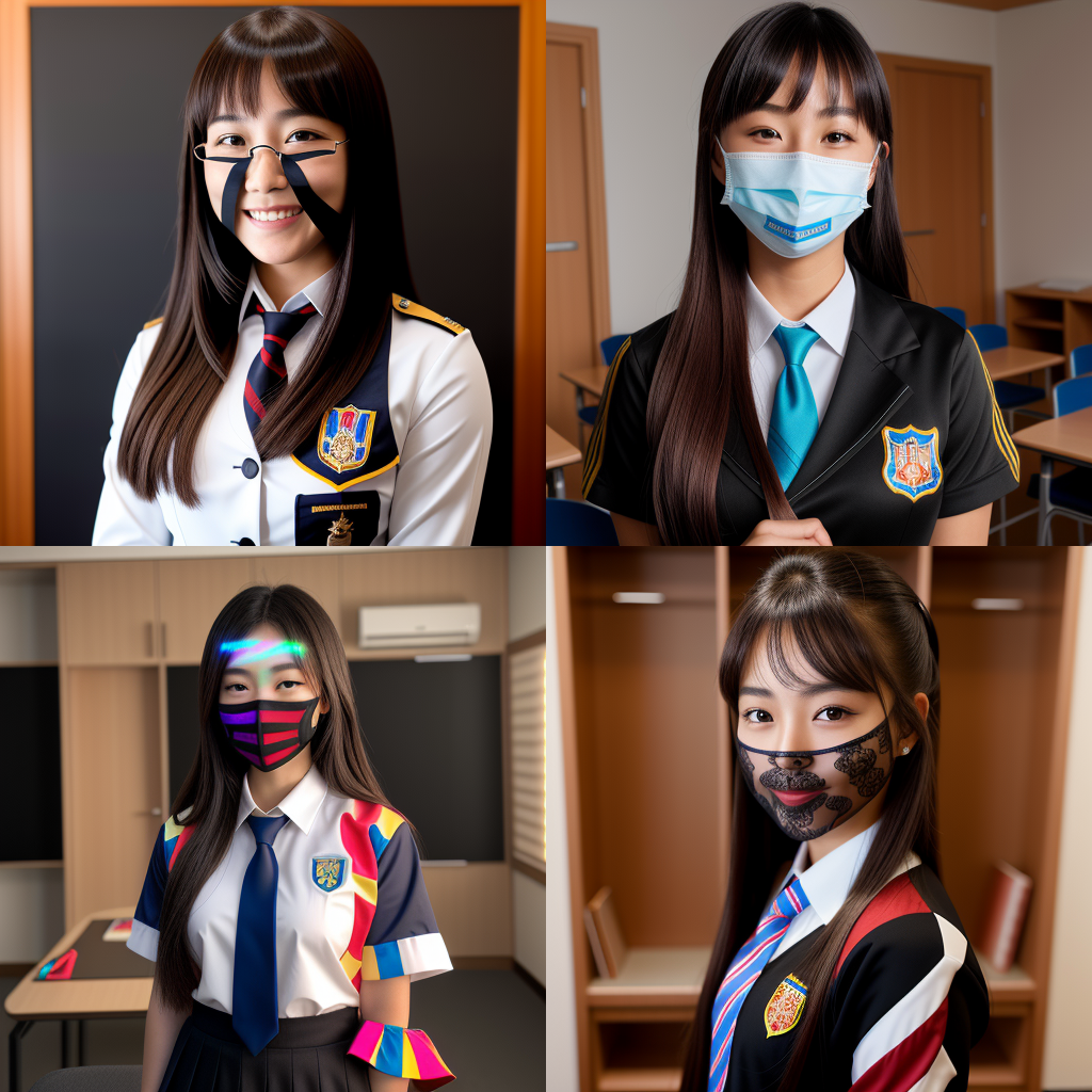 ControlNetで生成した人物画像