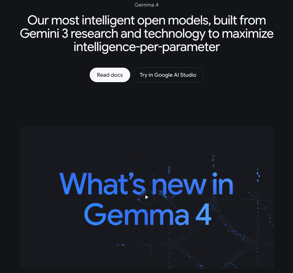 Gemma 4トップ