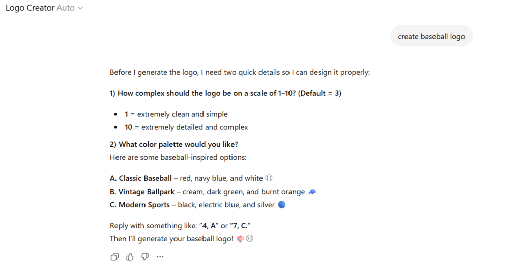 Logo Creator Interface