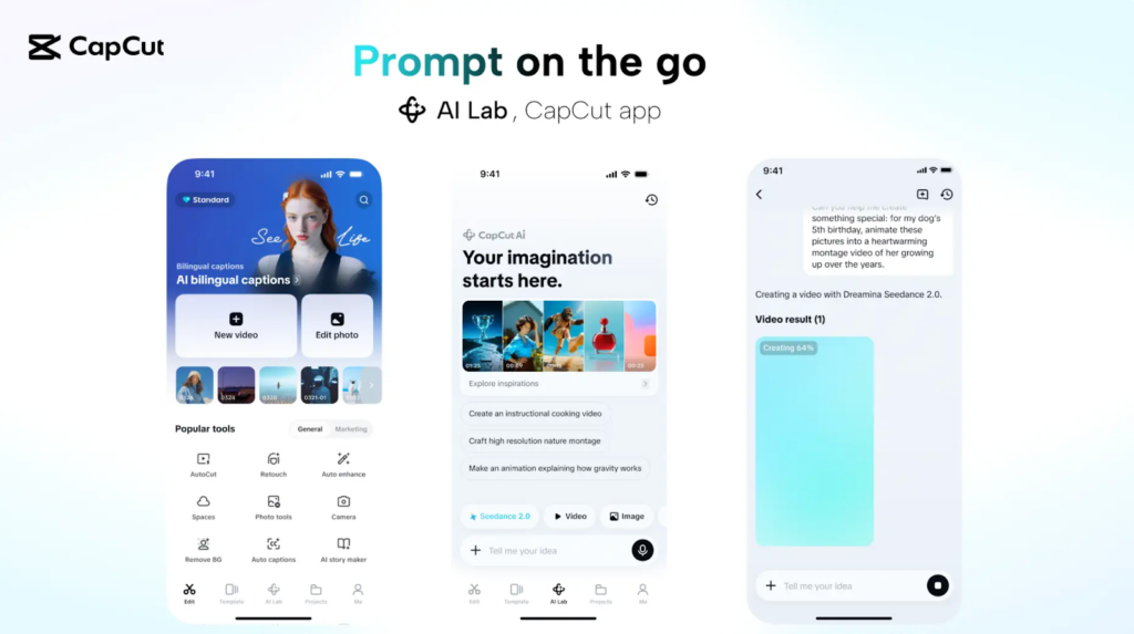 AIで動画生成しているスクショ