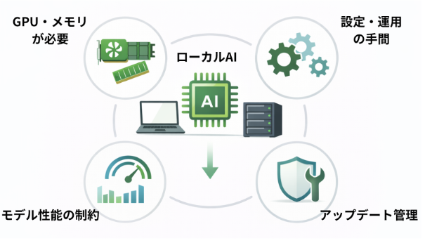 ローカルAI導入時の注意点