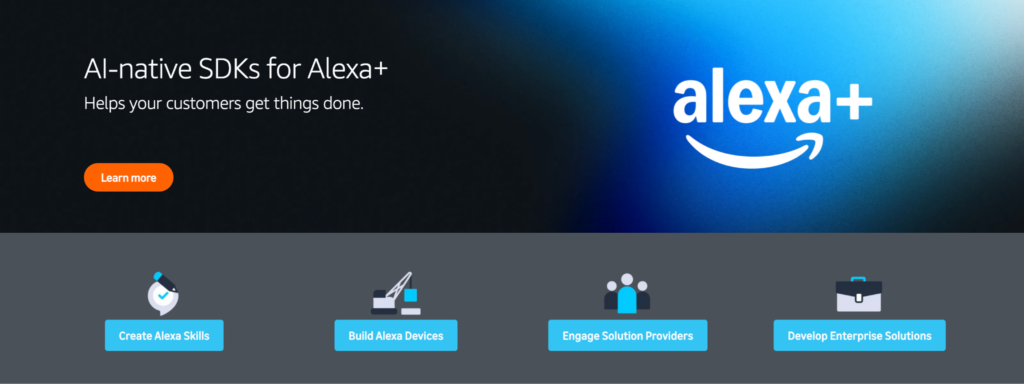 Alexaのトップ画面