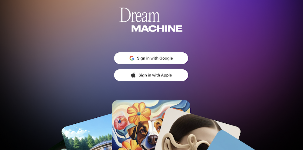 Dream Machine 始め方①