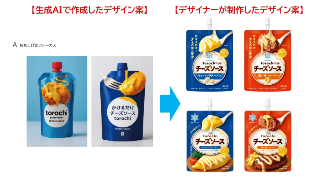 雪印メグミルクのパッケージ