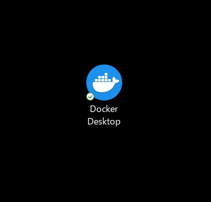デスクトップ上に追加されたDocker Desktopアイコン