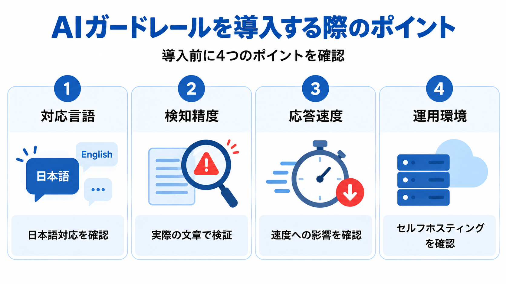 AIガードレールを導入する際のポイント