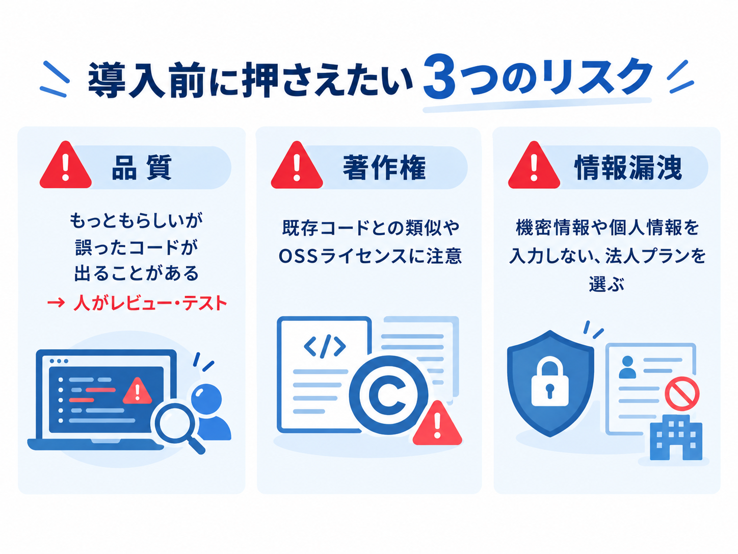 AIプログラム自動生成の注意点