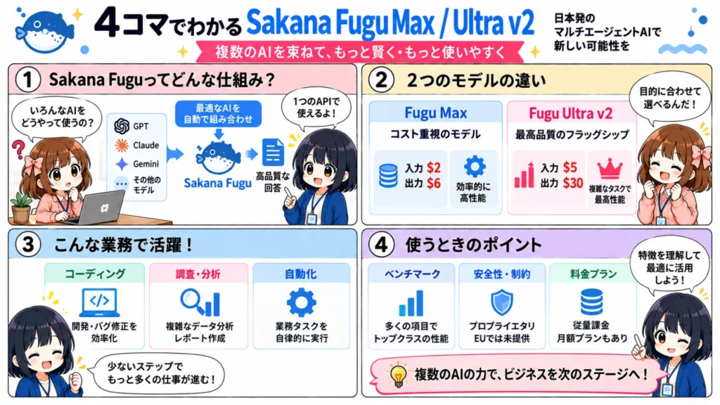 【Fugu Max・Fugu Ultra v2】Fable 5超えのスコアを叩き出した日本発オーケストレーションAIの性能・料金・使い方を徹底解説