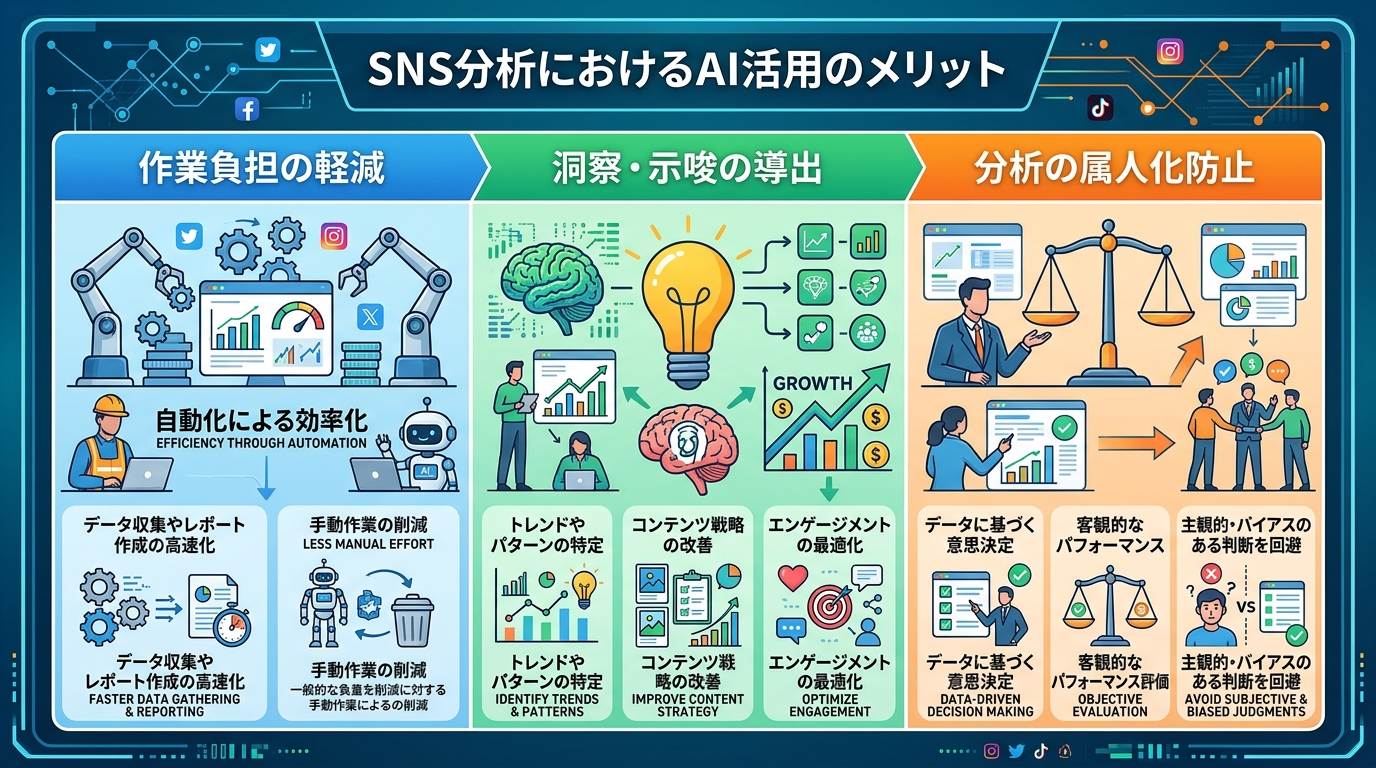 SNS分析にAIを活用するメリット