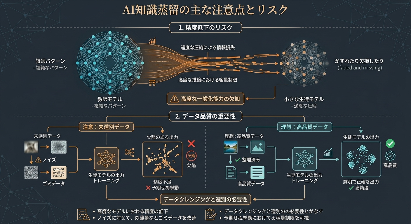 AI蒸留の注意点